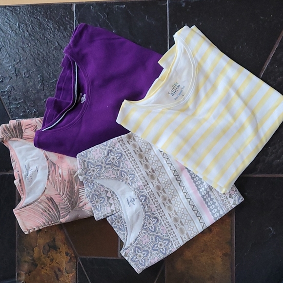 croft & barrow Tops - Lot of 4 short sleeve tees